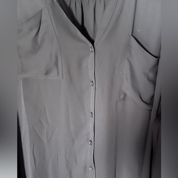 black button down blouse - Picture 5 of 10